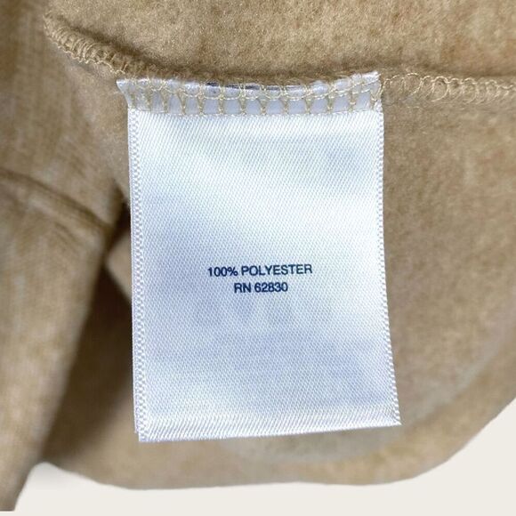 Lands' End Women's Small Sweater Fleece Tunic Cowl Neck Pullover - Picture 6 of 7